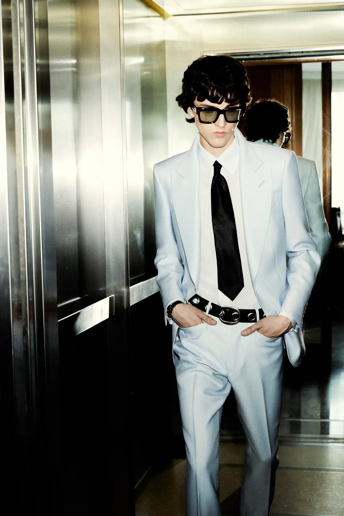Tom Ford's Spring 2025 menswear collection, a dazzling display of opulence and sophistication