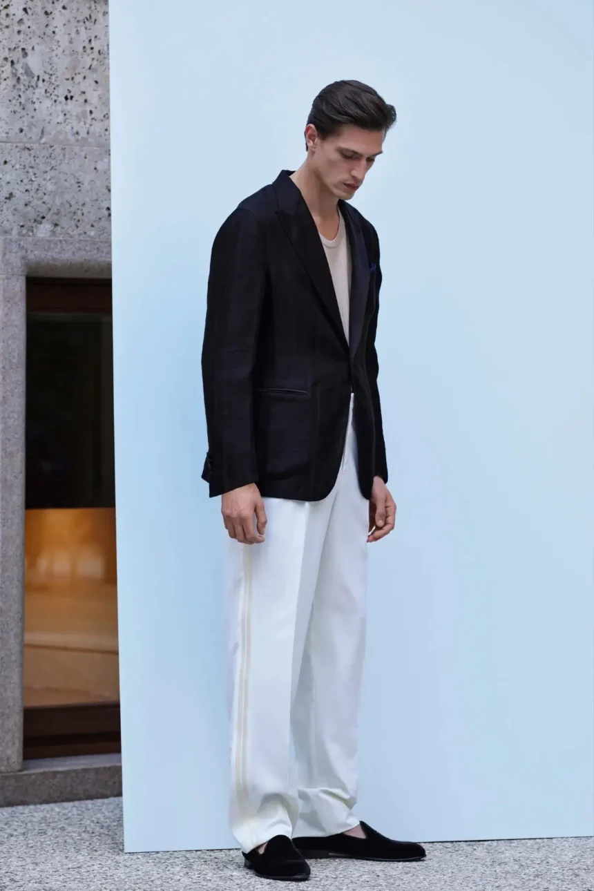 Brioni Spring 2025, A celebration of weightless luxury and tailoring finesse